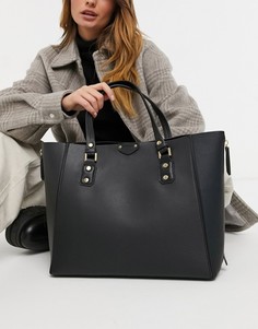 Черная сумка на плечо Topshop-Черный цвет