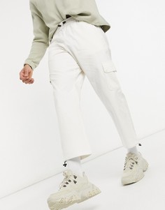 Кремовые брюки в утилитарном стиле Hi-Tec-Кремовый