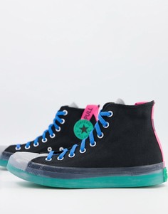 Черные высокие кеды Converse Chuck Taylor All Star Digital Terrain-Черный цвет