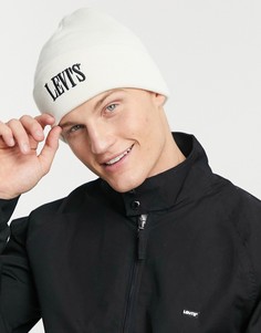Белая шапка-бини с логотипом Levis-Белый Levis®