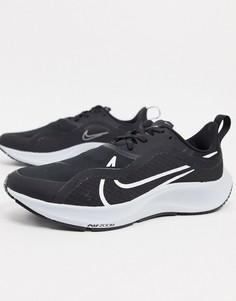 Черные кроссовки Nike Running Air Zoom Pegasus Shield-Черный