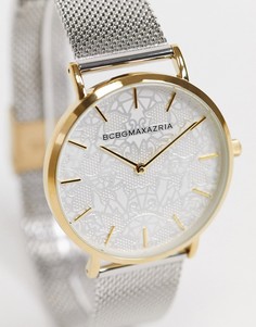 Двухцветные часы-браслет BCBG Max Azria-Серебристый