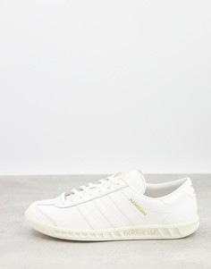 Белые кроссовки adidas Originals Hamburg-Белый