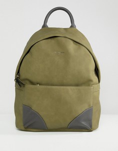 Рюкзак из искусственного нубука Ted Baker Graveet-Зеленый