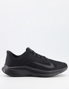 Черные кроссовки Nike Running Quest 3-Черный цвет