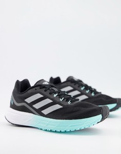 Черные кроссовки c белыми вставками adidas Running SL20 2-Черный цвет