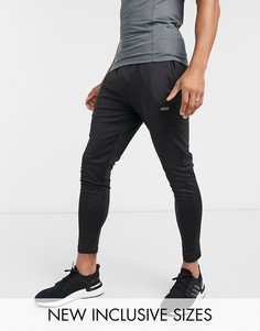Черные супероблегающие джоггеры из быстросохнущей ткани ASOS 4505-Черный цвет