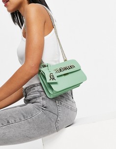 Сумка через плечо мятного цвета с ремешком-цепочкой Steve Madden Bstakes-Зеленый цвет