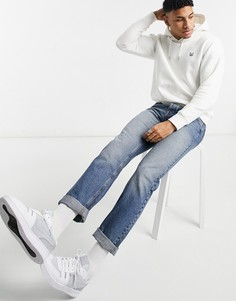 Худи белого цвета в стиле oversized с логотипом с собакой Jack & Jones Essentials-Черный цвет