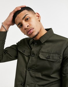 Куртка-рубашка цвета хаки Brave Soul-Черный цвет