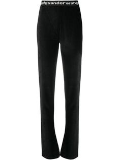 T By Alexander Wang спортивные брюки с логотипом