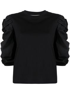 See by Chloé топ с пышными рукавами