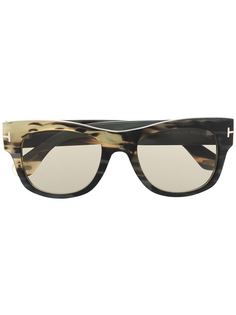 Tom Ford Eyewear солнцезащитные очки в квадратной оправе