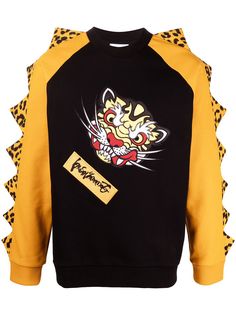 Kenzo толстовка с вышивкой Tiger