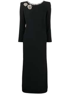 Alexander McQueen платье с кристаллами