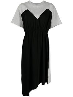 MM6 Maison Margiela платье из джерси в стиле колор-блок