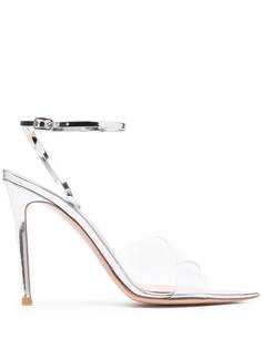 Gianvito Rossi босоножки с эффектом металлик