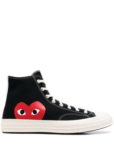 Comme Des Garçons Play высокие кеды из коллаборации с Converse