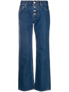 GANNI прямые джинсы средней посадки