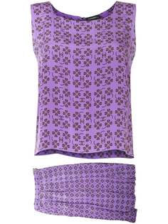 Chanel Pre-Owned блузка 2001-го года с цветочным принтом