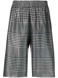 MM6 Maison Margiela укороченные брюки в клетку Prince of Wales