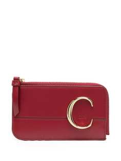 Chloé кошелек с металлическим логотипом