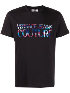 Versace Jeans Couture футболка с круглым вырезом и логотипом
