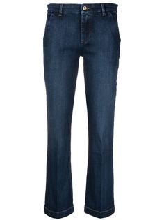 7 For All Mankind укороченные джинсы средней посадки