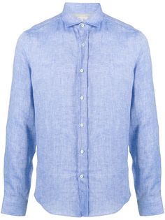 Brunello Cucinelli рубашка с косым воротником