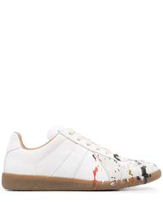 Maison Margiela кеды Replica с эффектом разбрызганной краски