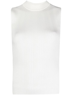 Sandro Paris топ без рукавов с воротником-воронкой