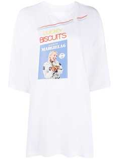 MM6 Maison Margiela футболка с принтом Lucky Biscuits
