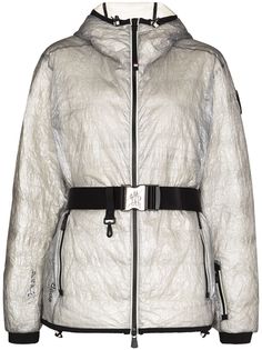 Moncler Grenoble лыжный пуховик Vezelay с капюшоном