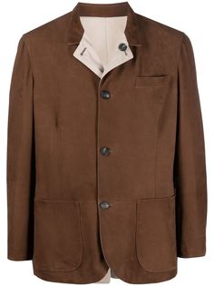Brunello Cucinelli двусторонняя куртка на пуговицах