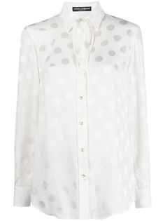 Dolce & Gabbana блузка в горох