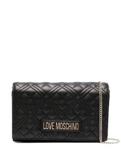 Love Moschino стеганая сумка через плечо с логотипом