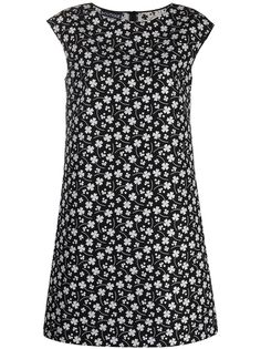 Boutique Moschino платье-трапеция с цветочным принтом