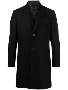 BOSS однобортное пальто