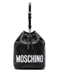 Moschino сумка-ведро с логотипом