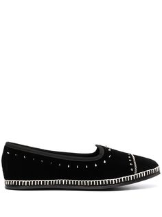 Giuseppe Zanotti балетки с заклепками