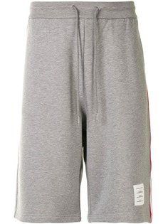 Thom Browne спортивные шорты с контрастными полосками