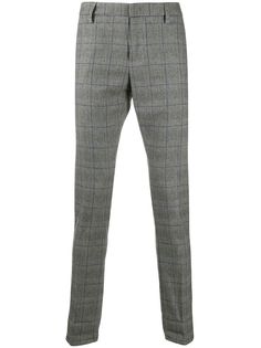 Dondup клетчатые брюки строгого кроя
