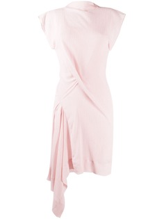 Nina Ricci приталенное платье асимметричного кроя