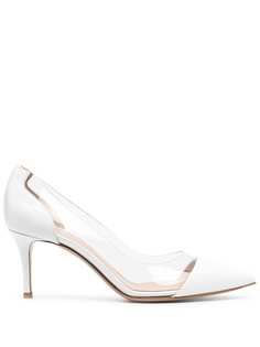 Gianvito Rossi туфли-лодочки с прозрачными вставками