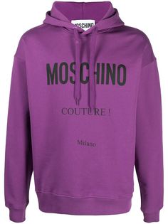 Moschino худи с принтом Couture!