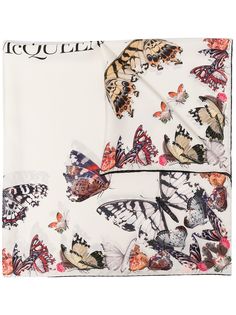 Alexander McQueen платок Butterfly Decay