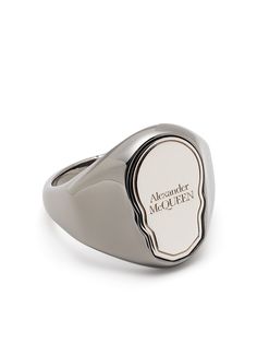 Alexander McQueen перстень с гравировкой