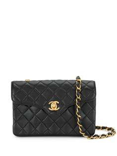 Chanel Pre-Owned стеганая мини-сумка на плечо 1992-го года с логотипом CC