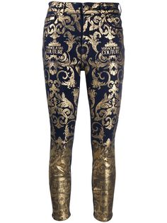 Versace Jeans Couture джинсы скинни с принтом