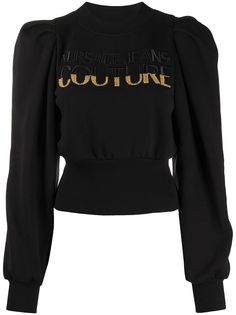 Versace Jeans Couture толстовка с вышитым логотипом